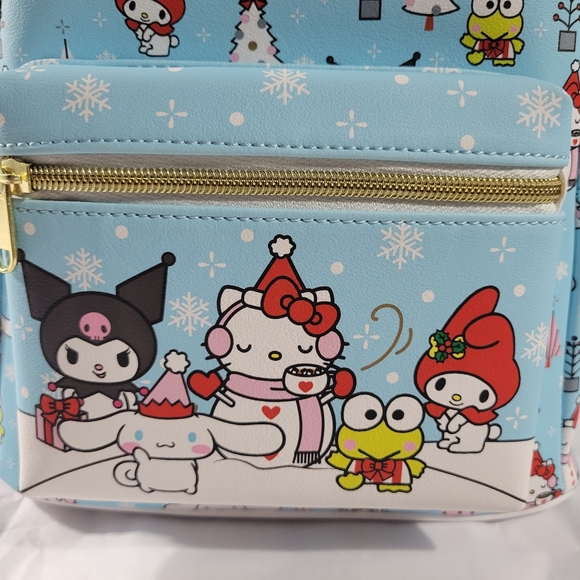 Loungefly Hello Kitty And Friends Holiday Mini Backpack & Cardholder Set main image 14